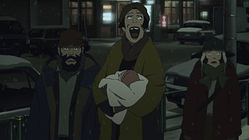 Tokyo Godfathers, Vibrant , Cave of wonders, Anime masterpiece HD wallpaper