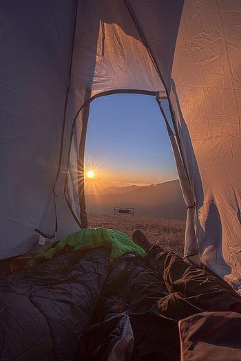 Nature, Legs, Journey, Sunlight, Tent, Camping, Campsite, Tourism HD phone wallpaper
