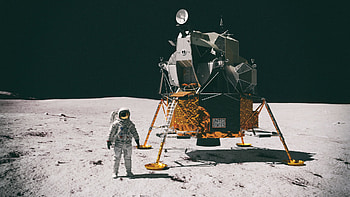 Apollo 11, Artstation, Columbia and Eagle HD wallpaper