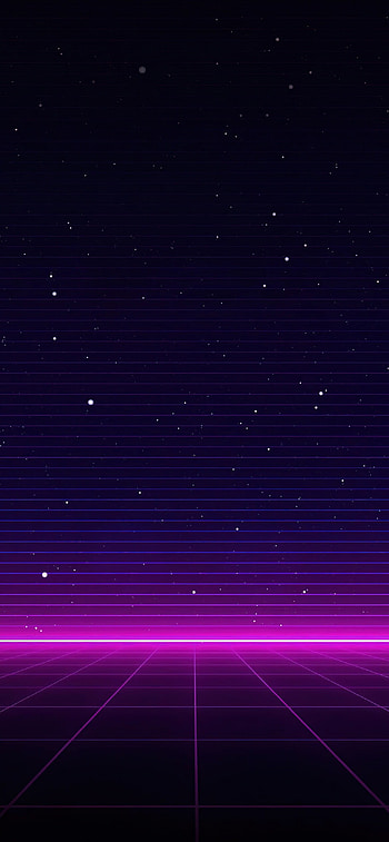 Glow in the Dark, Outrun , Neon dark background, Purple abstract HD phone wallpaper