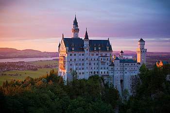 Architecture, Cities, Lock, Germany, Bavaria, Neuschwanstein HD wallpaper