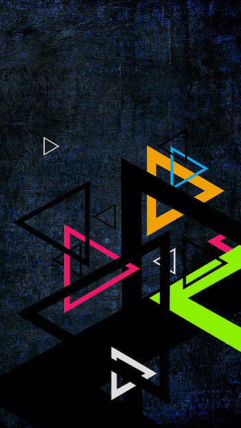 Colorful Triangles Pattern – Mobile , Pattern Mobile HD phone wallpaper