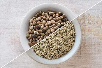 Hemp heart benefits, Hemp seeds distinction, Nutritional comparison, Healthy superfood HD wallpaper