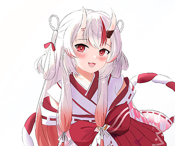 Nakiri Ayame, hololive, Nakiri Ayame, Anime, Virtual Youtuber HD wallpaper