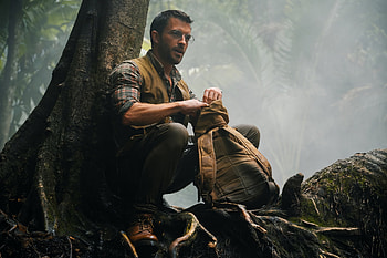 Jurassic World Rebirth Featuring Jonathan Bailey in Action, movie, Jurassic World Rebirth HD wallpaper