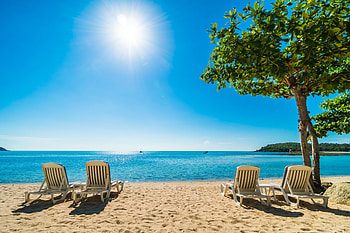 Summer Beach, Tropical, Beach, Sand, Sea HD wallpaper