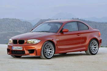 BMW series 1M coupe, power, bmw, series, , orange HD wallpaper