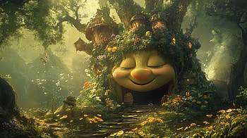 Enchanting Fairy Tale: A Magical, magical, fairy tale, fantasy, treehouse HD wallpaper