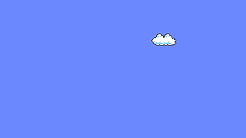 Super Mario Clouds Minimal Art , super-mario, games, artist, artwork, digital-art, minimalism, minimalist HD wallpaper