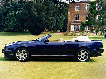 Nature, Aston Martin, Cars, House, Side View, Cabriolet, V8, 1997 HD wallpaper