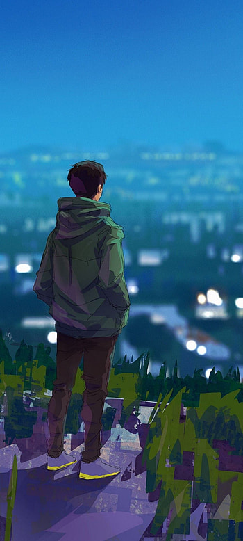 Boy Alone . Alone boy , Cute cartoon boy, Animated love , Animation Boy HD phone wallpaper