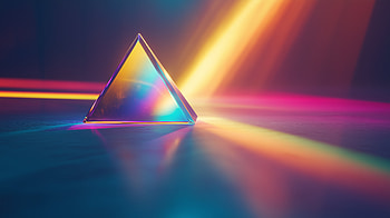 Glass Prism Triangle Abstract , abstract, triangle, prism, artist, artwork, digital-art HD wallpaper