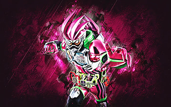 Ex-Aid, Kamen Rider, pink stone background, Kamen Rider Ex-Aid, grunge art, Kamen Rider characters, Ex-Aid Rider HD wallpaper