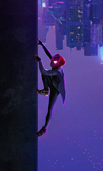 Spider-Man: Into the Spider-Verse, Animated superhero adventure, Miles Morales HD phone wallpaper