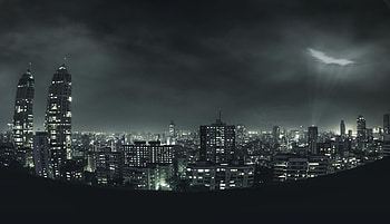 Gotham skyline, Cityscape HD wallpaper