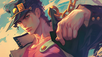 Jojo's Bizarre Adventure : Jotaro Kujo, Anime, Jojo's Bizarre Adventure, Jotaro Kujo HD wallpaper