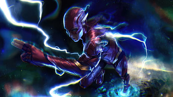 The Flash Speedster, the-flash, flash, superheroes, artwork, digital-art, artist HD wallpaper