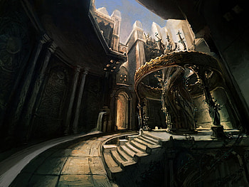 Warp, art, ubisoft, 2004, prince of persia warrior within, environment, artwork, pop, prince of persia, video game, concept art HD wallpaper