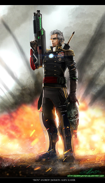 Andrew Jackson - Alien Slayer HD phone wallpaper