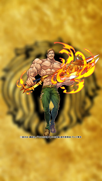 Escanor, naranja, pelo HD phone wallpaper