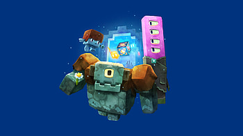 Minecraft Legends - The Hosts, video game, Minecraft Legends, Game Character, fantasy, Digital Art HD wallpaper