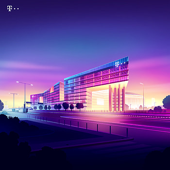 T-Mobile tower, building, art HD phone wallpaper