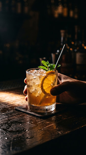 Cool Cocktail Glow — , Ice HD phone wallpaper