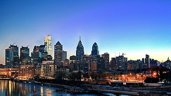 Philly Skyline, Philadelphia PA, Travels, Skyline HD wallpaper