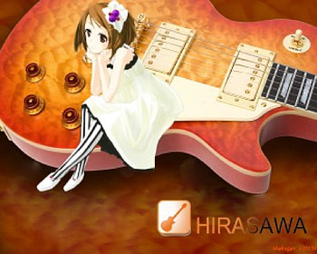 guitar hirasawa_yui k on signed, k, hirasawa-yui, signed, guitar, on HD wallpaper