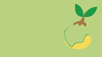 Turtwig the Tiny Leaf Pokemon, cute, leaf, grass, pokemon, tiny HD wallpaper