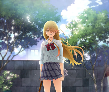 Satsuki Tachibana: Golden Breeze (Watari-kun ), Anime, Watari-kun's ****** Is about to Collapse HD wallpaper