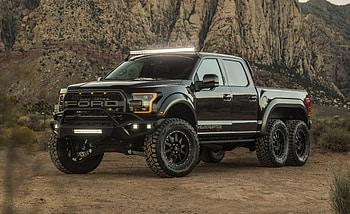 Truck, Hennessey VelociRaptor, black, 2018 HD wallpaper