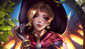 Mercy Overwatch Fantasy , mercy-overwatch, overwatch, games, xbox-games, ps-games, pc-games, artwork, artist, digital-art, deviantart, fantasy-girls HD wallpaper