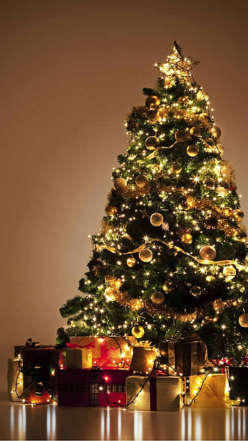 Happy New Year, Christmas Tree HD phone wallpaper