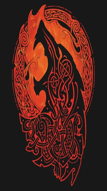 Fenrir, wolf, viking, wolves HD phone wallpaper