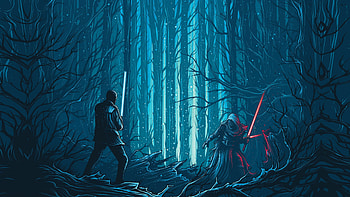 Star Wars, , Star Wars art, Dual monitor experience HD wallpaper