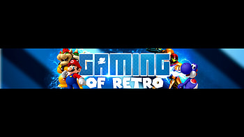 ... Gaming of Retro - YouTube Banner by NitroRex by NitroRex HD wallpaper