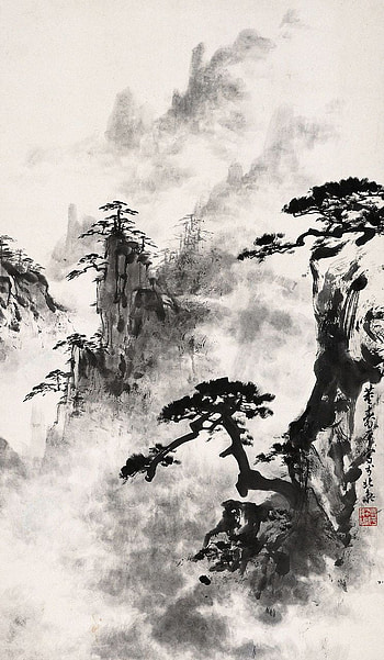 Rodeo magnet Kuskus sumi e kappa Repelent hromada kroky, Chinese Ink Painting HD phone wallpaper