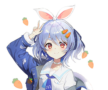 Usada Pekora, Virtual Youtuber, Anime, Hololive HD wallpaper