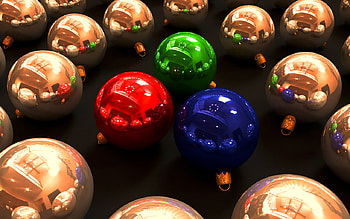 Christmas Tinsel And Glass, decoration, colours, abstract, christmas HD wallpaper