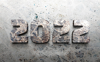 Happy New Year 2022, gray stone backgrounds, 2022 3D stone digits, 2022 concepts, 3D art, 2022 new year, 2022 on stone background, 2022 year digits HD wallpaper