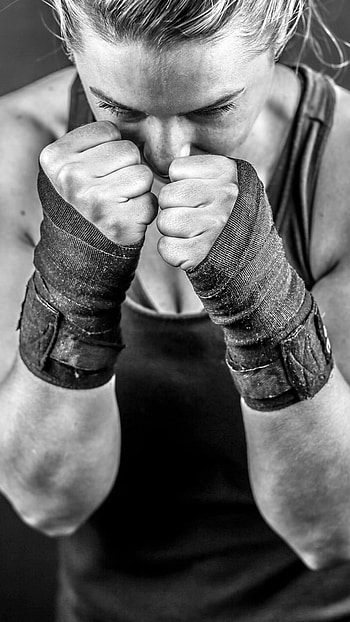 Black & White, boxing, Sports HD phone wallpaper