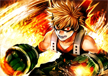 My Hero Academia, Katsuki HD wallpaper