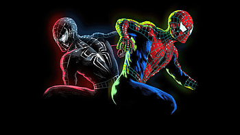 Spider Man And Peter Parker, spiderman, superheroes, artwork, artist, dark, digital-art HD wallpaper