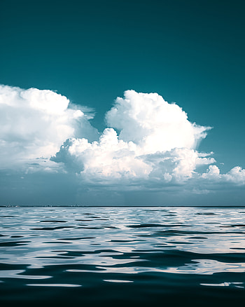 Nature, Sky, Sea, Clouds, Waves, Horizon HD phone wallpaper