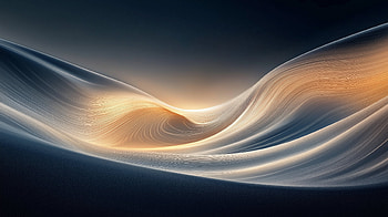 Abstract, fluid shapes, glow HD wallpaper