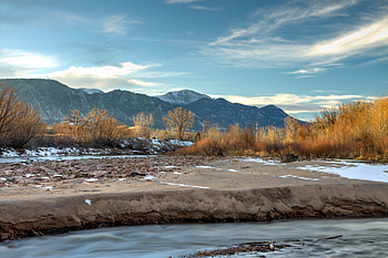 Plants, Nature, Rivers, Mountains, Vertex, Tops HD wallpaper