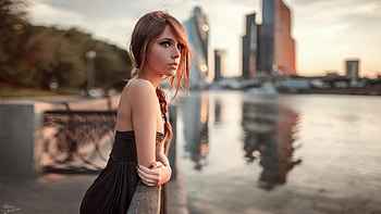 Ksenia Kokoreva, babe, lady, model, water, woman HD wallpaper
