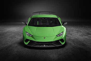 Lamborghini Huracán Performante, sports car, green, 2019 HD wallpaper