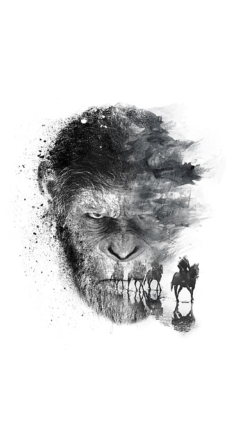 War for the Planet of the Apes (2022) movie HD phone wallpaper